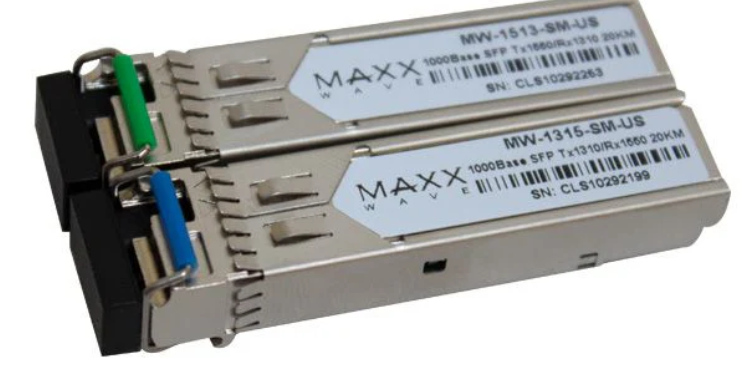 Maxxwave Single-Mode DDM SFP Fiber Module Pair