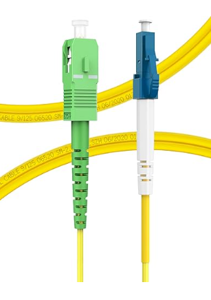 OS2 LC to SC APC Fiber Optic Internet