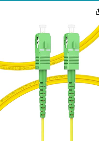 OS2 SC/APC to SC/APC Fiber Optic Cable