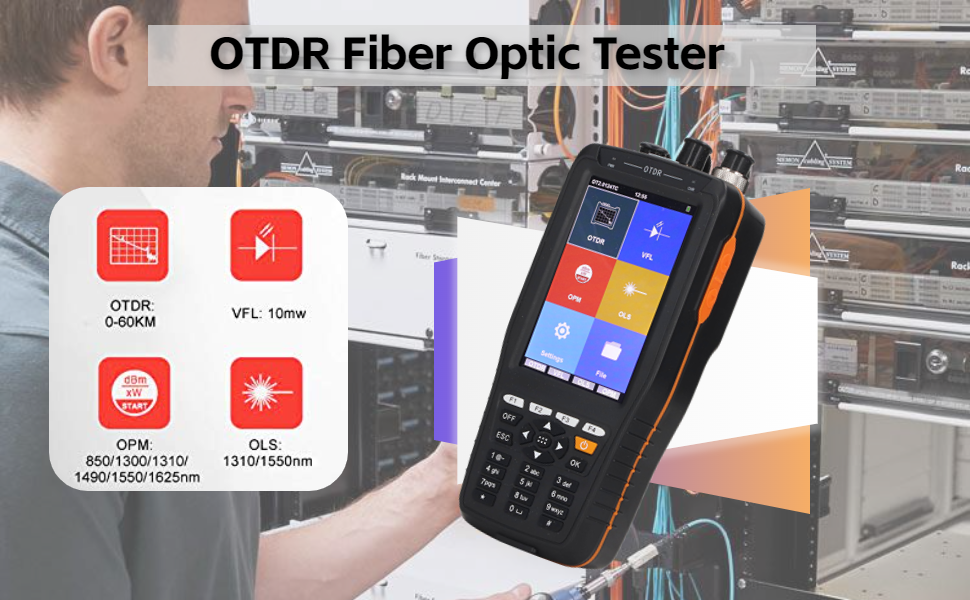 OTDR Fiber Optic Tester - 0